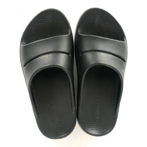 OOFOS Ooahh Sport Recovery Slides Men's 5 Women's 17 38 Black Unisex Comfort - Picture 5 of 10